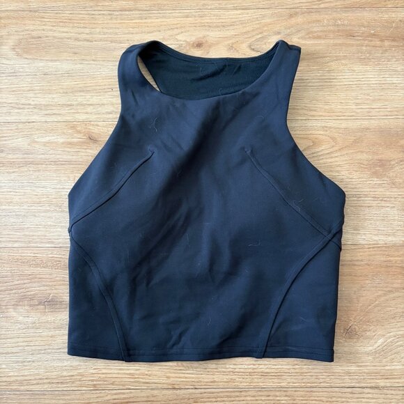 Lululemon Athletic Wunder Train Racerback Tank Top Black Women’s Size 2 - Picture 1 of 6